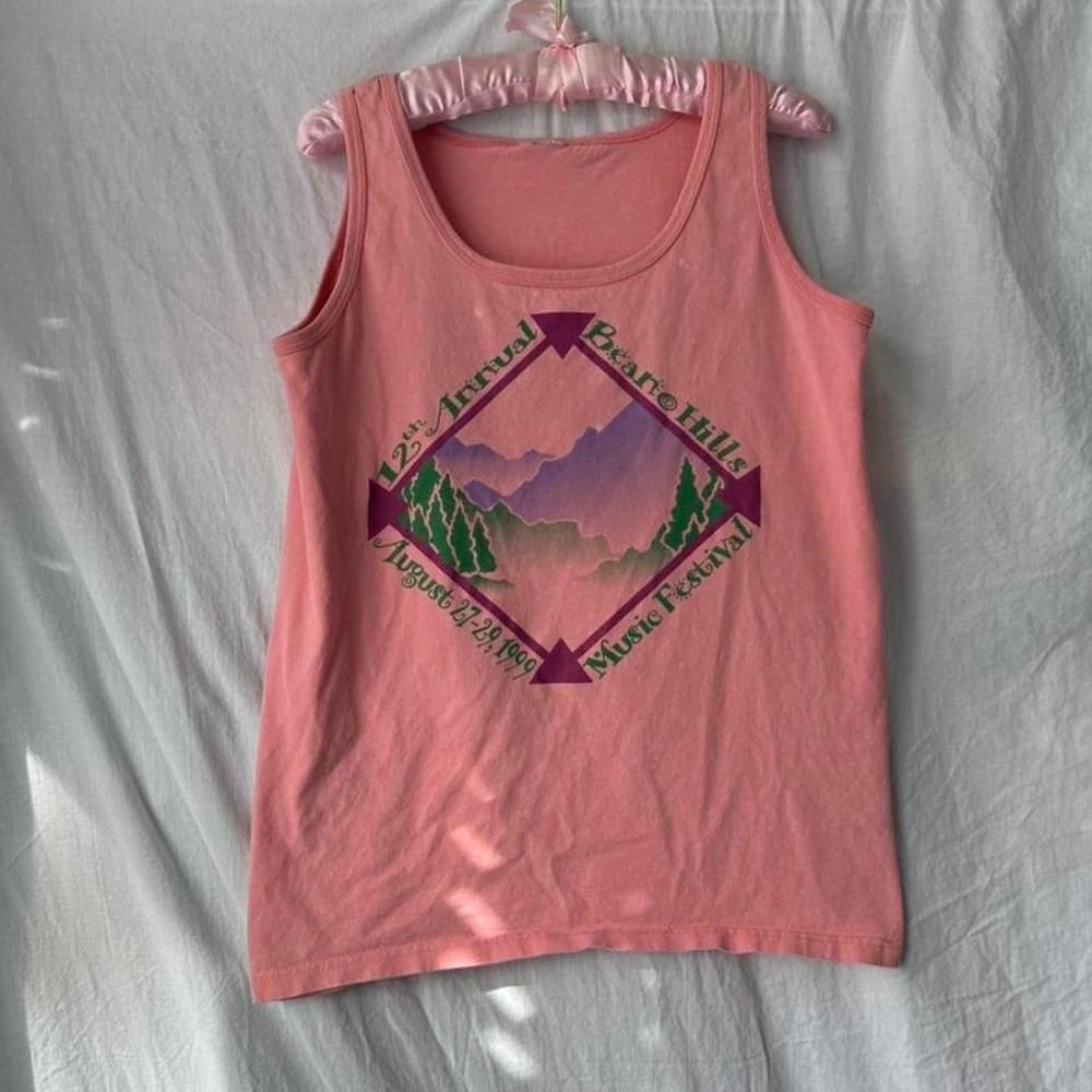 Vintage music festival tank top